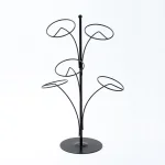 帽子5点掛スタンド 黒