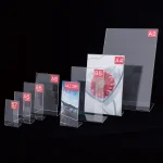 アクリルL型カード立て