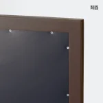 木製スリム立掛けミラー