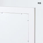 木製スリム立掛けミラー