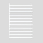 アクセサリーパネルラック ホワイト W400