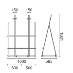 ウェイタブルアルミイーゼル ワイド