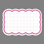 抜型カード 16-4490 ピンク