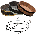 バーレルカートローカットバーレル用追加棚ブラウン