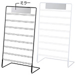 スチール製ピアス・イヤリング台 ブラック