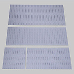 樹脂製パンチングボード透明 PGEB274-1