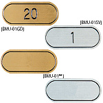 テーブルナンバー MU-01 無地 (ゴールド・シルバーのいずれかをご指定ください)