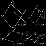 ワイヤーギフトスタンド LOW-大