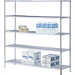 ワイヤーラックH1810 重量棚5段 W907