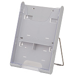 SCP卓上パンフレットスタンド A4 1列1段 カラー:ホワイト (58001WHT)