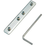 タペストリーバー用φ20連結金具 (58429***)