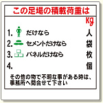 積載荷重標識 この足場の積載荷重は (329-05)