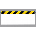 ワンタッチ取付標識 (反射印刷) 内容:ストライプ無地 (342-25)