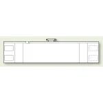 ファスナー付腕章 (差し込み式) 90×420