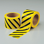 ストライプテープ (粘着無・セパ無) 80mm幅×50m巻 (374-58)