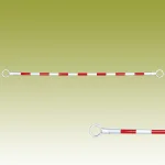 コーンバー 34Ф×2000mm 赤白 (385-31A)
