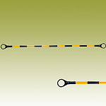 コーンバー (黄黒) 黄色部反射 34Ф×2000mm (385-33A)