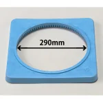 カラーコーン用ウエイト (700mmH用) 青・ポリエチレン製1.5kg (385-44)