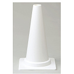 ミニカラーコーン 白 450mmH (385-84A)