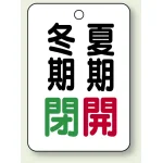 バルブ開閉表示板 65×45 5枚1組