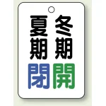 バルブ開閉表示板 65×45 5枚1組