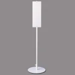 ユニスタンド (標識・スタンドセット) 白無地 (468-20)