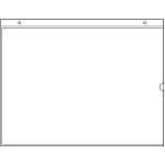 吊り下げ式ポケット標識 A3用 (807-36)