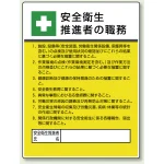 作業主任者職務表示板 600×450