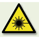 レーザ光 PP ステッカー レーザ光(大) (817-25)