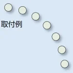 ドア開閉表示ステッカー (丸型)