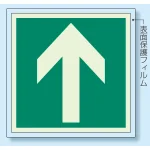 非常口 (避難口) 誘導標識蓄光ステッカー 500×500