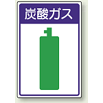 高圧ガス関係標識 炭酸ガス ボード 450×300 (827-46)