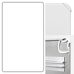 構内標識 白無地 (3WAY向き) 構内標識 アルミ 680×400 (833-100A)※標識のみ