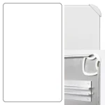 交通構内標識 白無地 680×400 アルミ 縦 (833-100A)