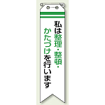 リボン私は整理*整頓かたずけ エコビニール 120×30 (850-07)