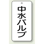 バルブ開閉透明ステッカー 80×40 エコユニボード