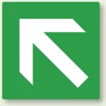 矢印ステッカー 100角・5枚1組