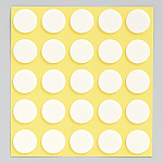 丸型発泡両面テープ (セパ付) 15mmΦ 100個入 (1枚25個付×4) (863-361)