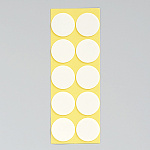 丸型発泡両面テープ (セパ付) 25mmΦ 100個入 (1枚10個付×10) (863-362)