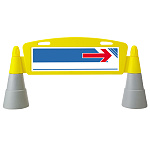 フィールドアーチ 右矢印 片面表示 865-321