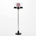 サインボードスタンド H1090mm 禁煙 (片面) (867-622)
