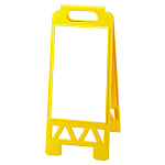 フロアユニスタンド ステッカー貼り (白無地) (黄) 868-49AY