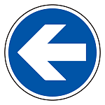 上部標識 矢印 (上下左右取付可) (サインタワー同時購入用) (887-704)