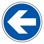 (サインタワー同時購入用)上部標識 矢印(上下左右取付可) (887-704)