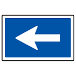 下部標識 横矢印 (逆方向取付可) (サインタワー同時購入用) (887-740)