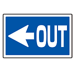 下部標識 ←OUT (サインタワー同時購入用) (887-742L)