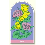 ジョイシール フラワーガーデン(3) バラ (912-27)