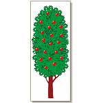 ジョイシール フルーツツリー (赤) (914-12)