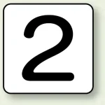 JIS安全表示ステッカー 数字表示(10枚1組)