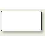 JIS配管識別ステッカー 横型 白 小 10枚1組 (AS-3-30S)